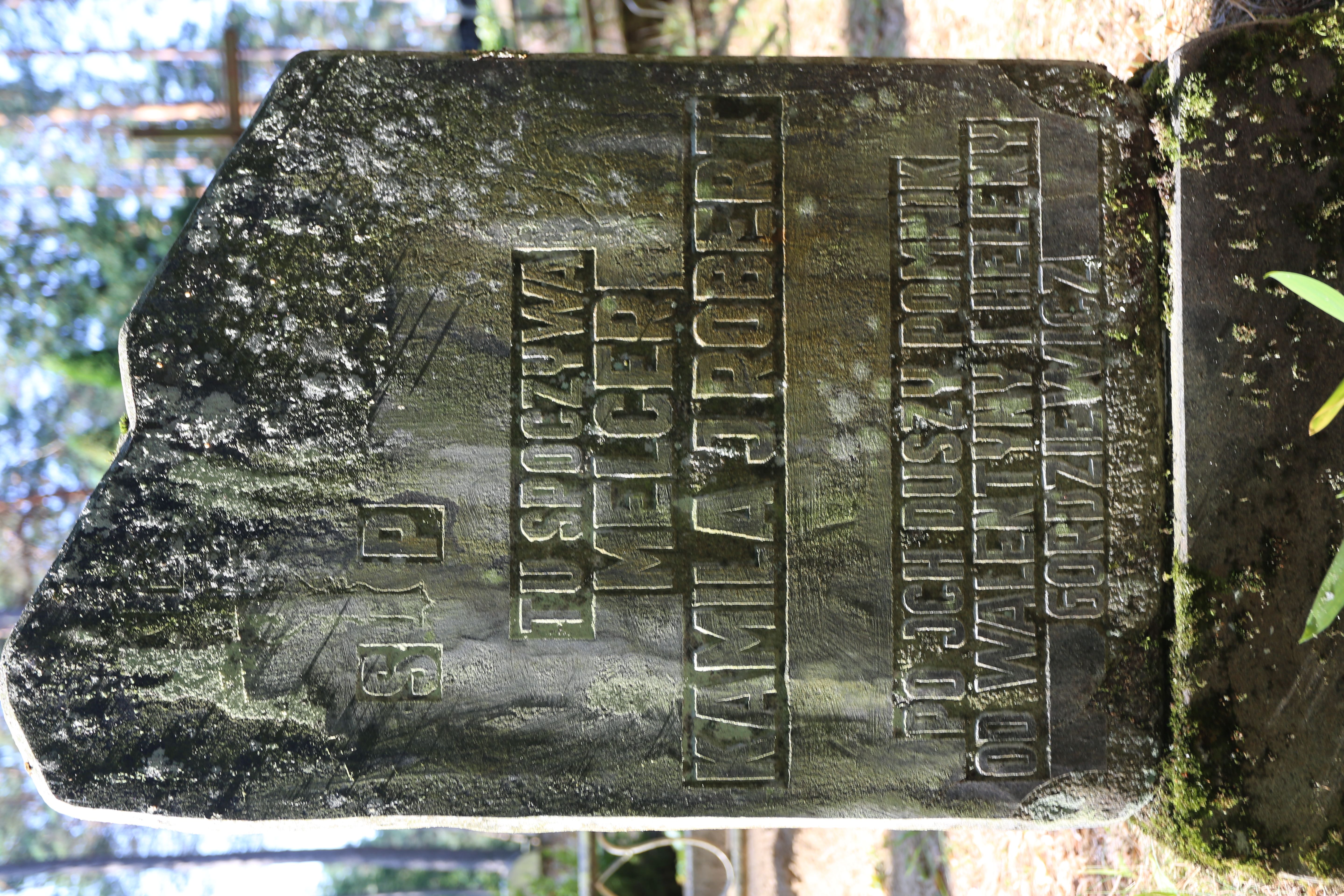 Fotografia przedstawiająca Tombstone of Kamila and Robert Melcer