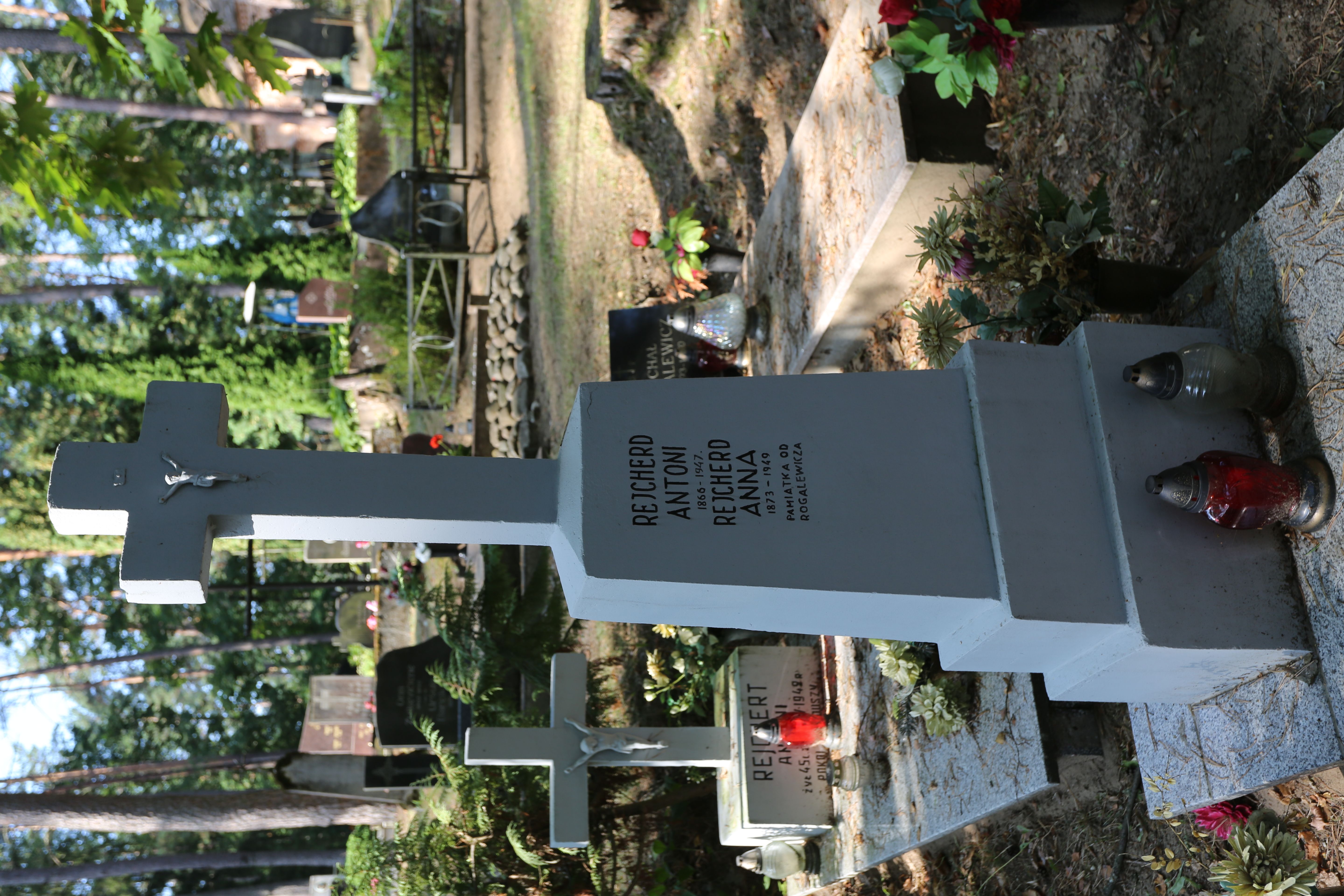 Fotografia przedstawiająca Tombstone of Antoni and Anna Rejcherd