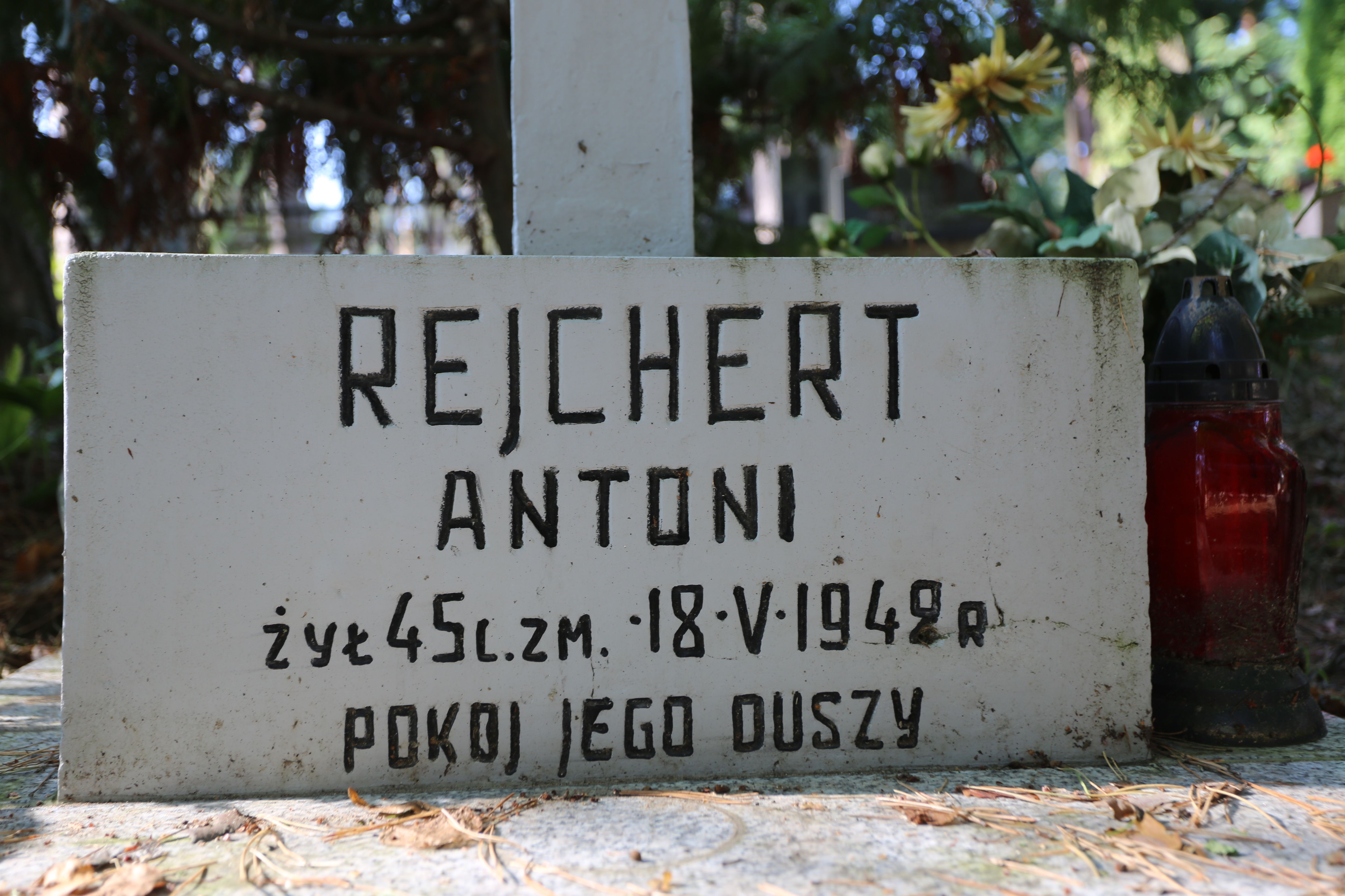 Fotografia przedstawiająca Tombstone of Antoni Rejchert