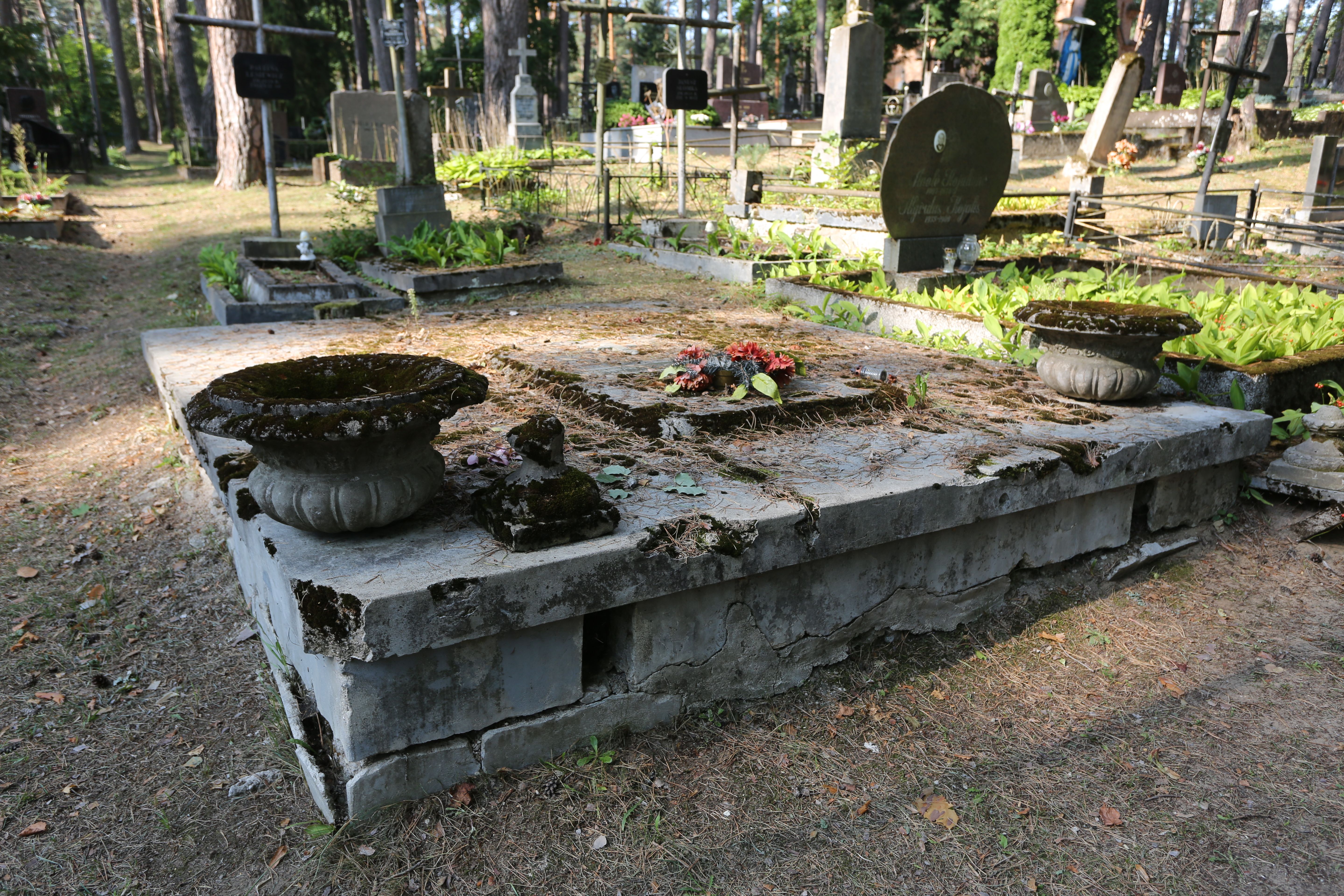 Fotografia przedstawiająca Nagrobek rodziny Grudzinskich