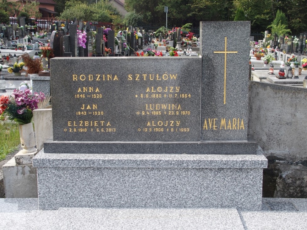 Fotografia przedstawiająca Nagrobek rodziny Sztułów