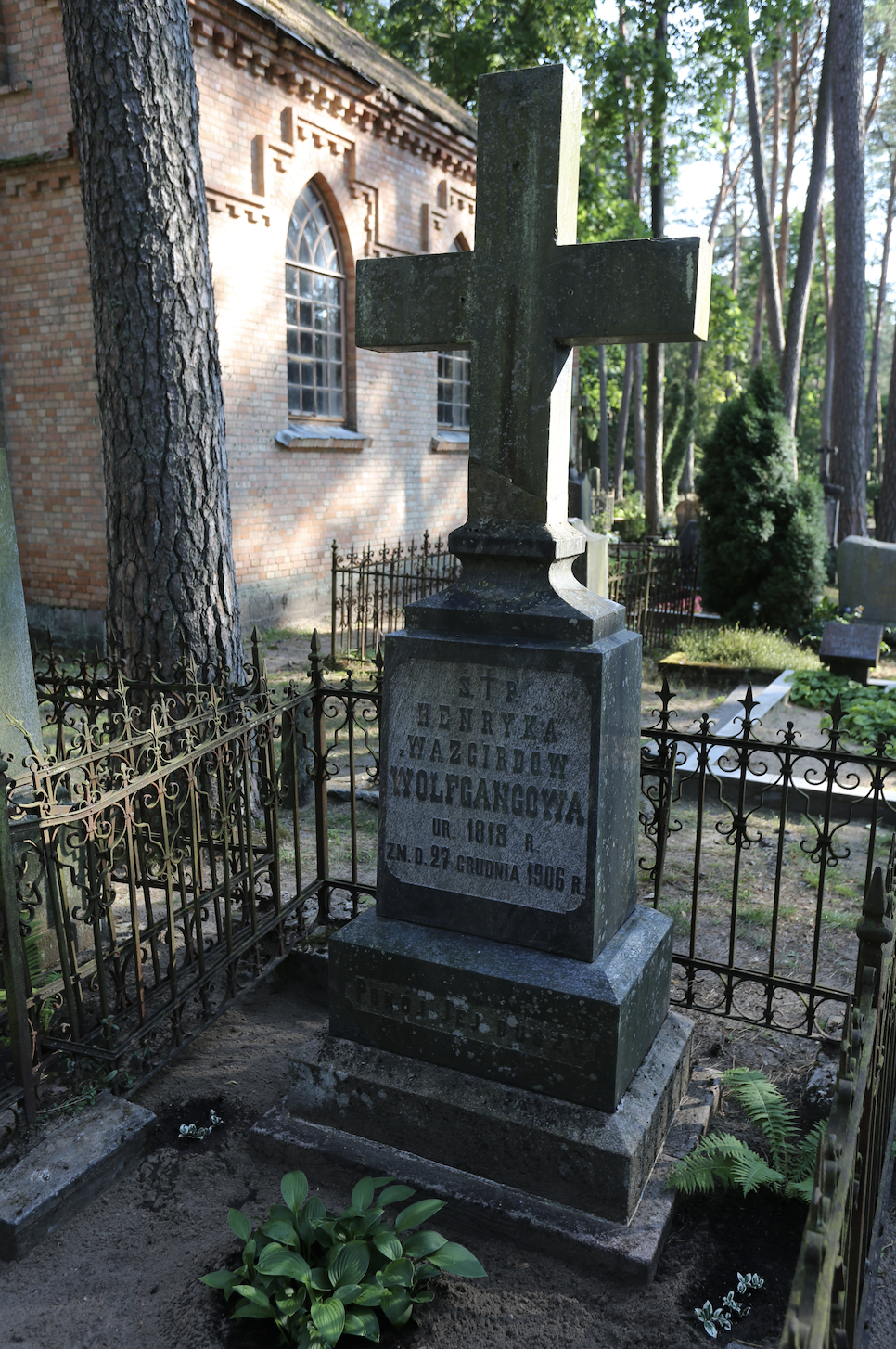 Fotografia przedstawiająca Gravestone of Henrikka Wolfgangová