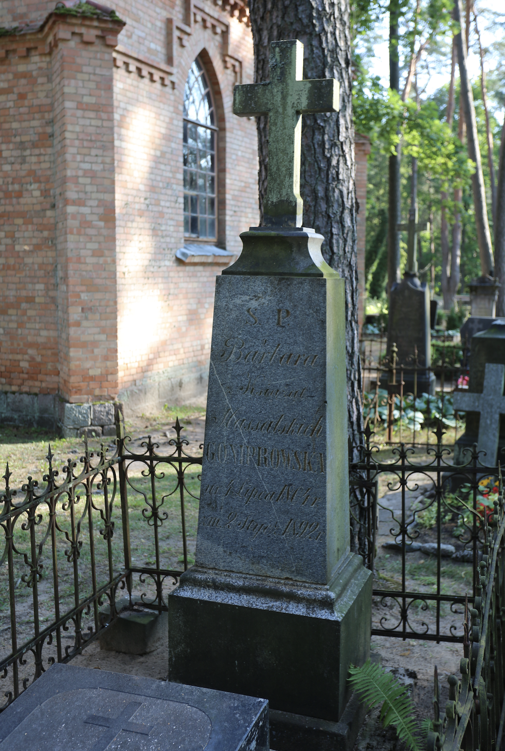 Fotografia przedstawiająca Tombstone of Barbara Goniprowska