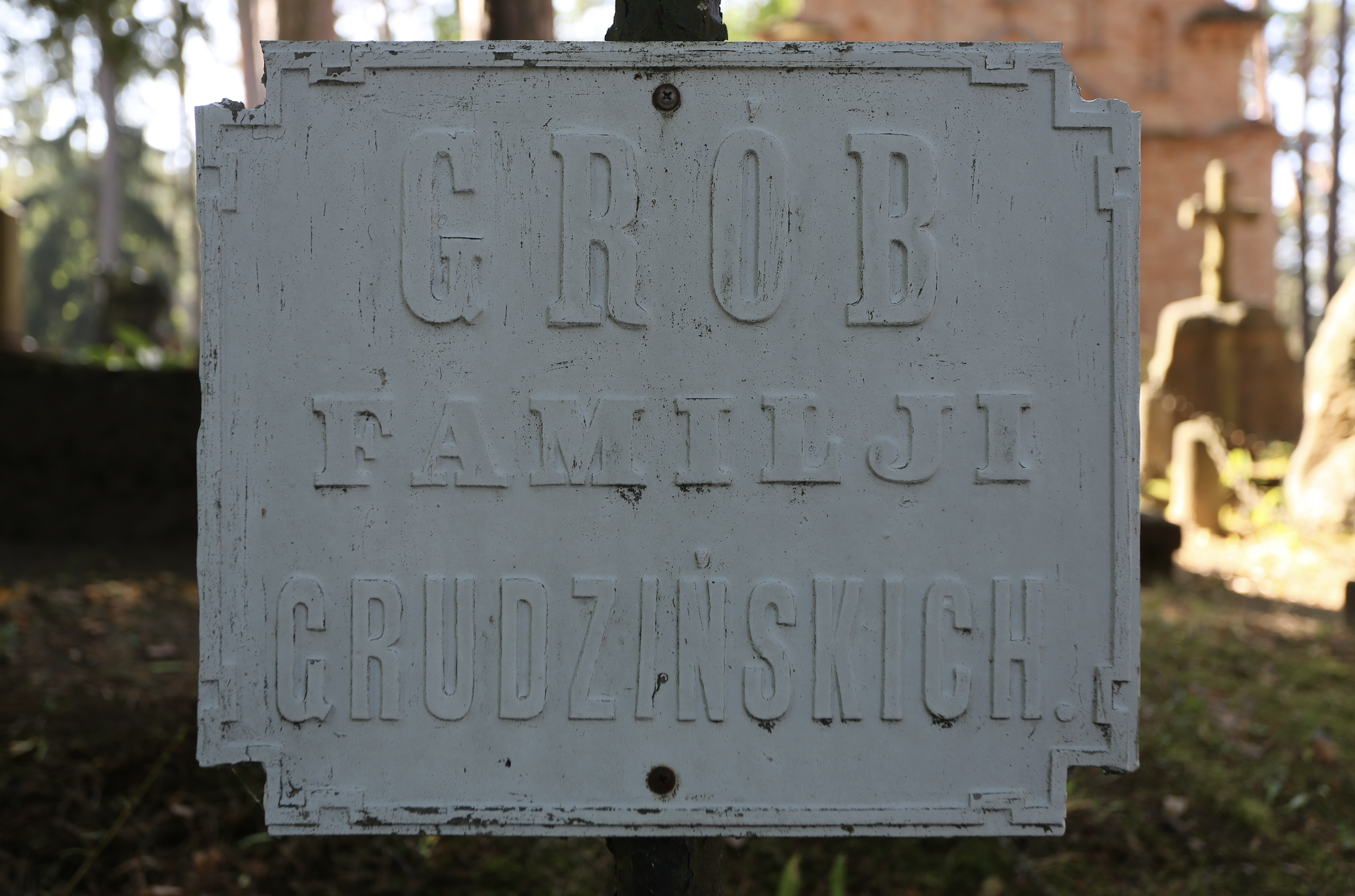 Fotografia przedstawiająca Grave of the Grudziński family