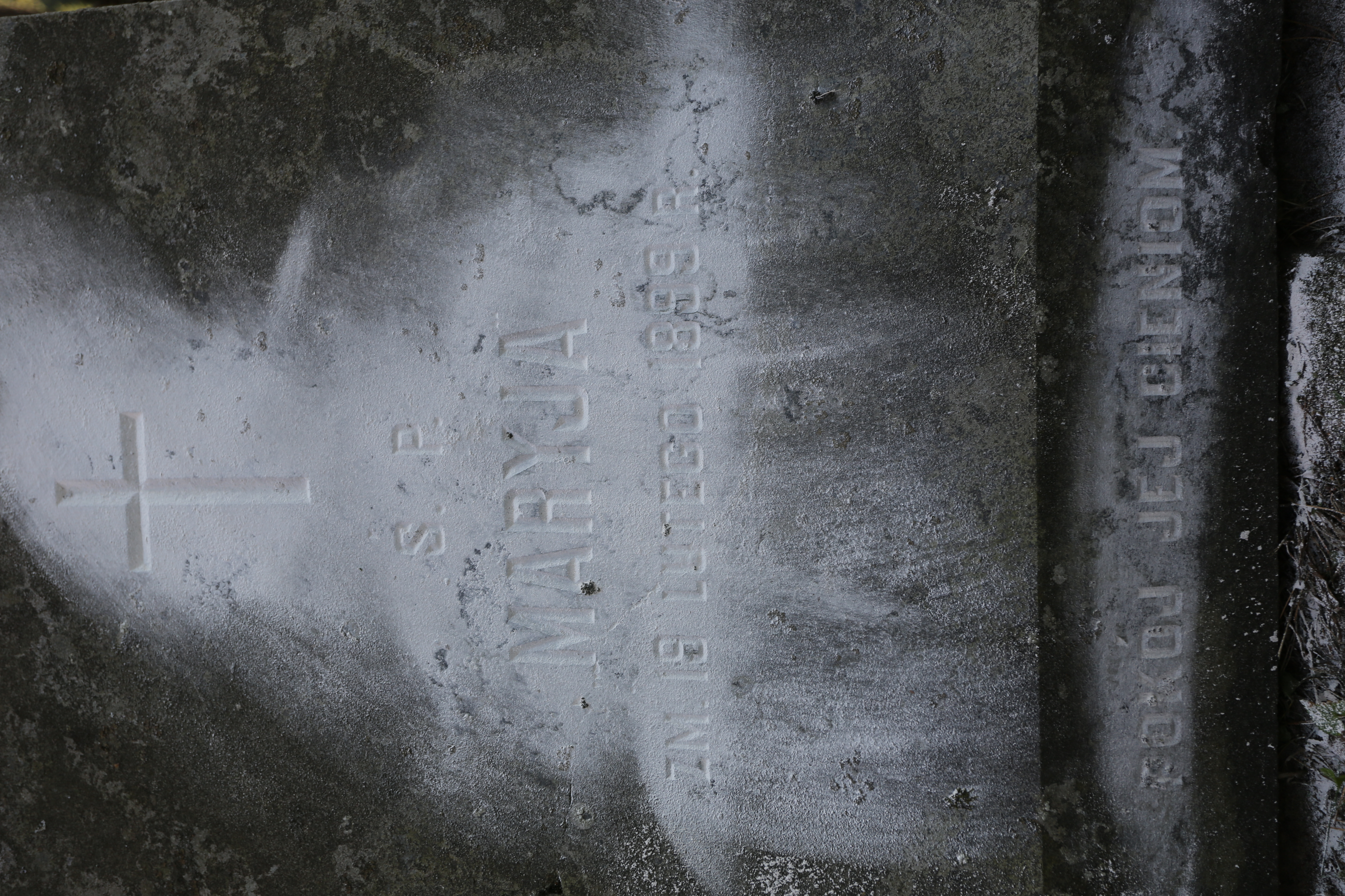 Fotografia przedstawiająca Tombstone of Maria N.N.