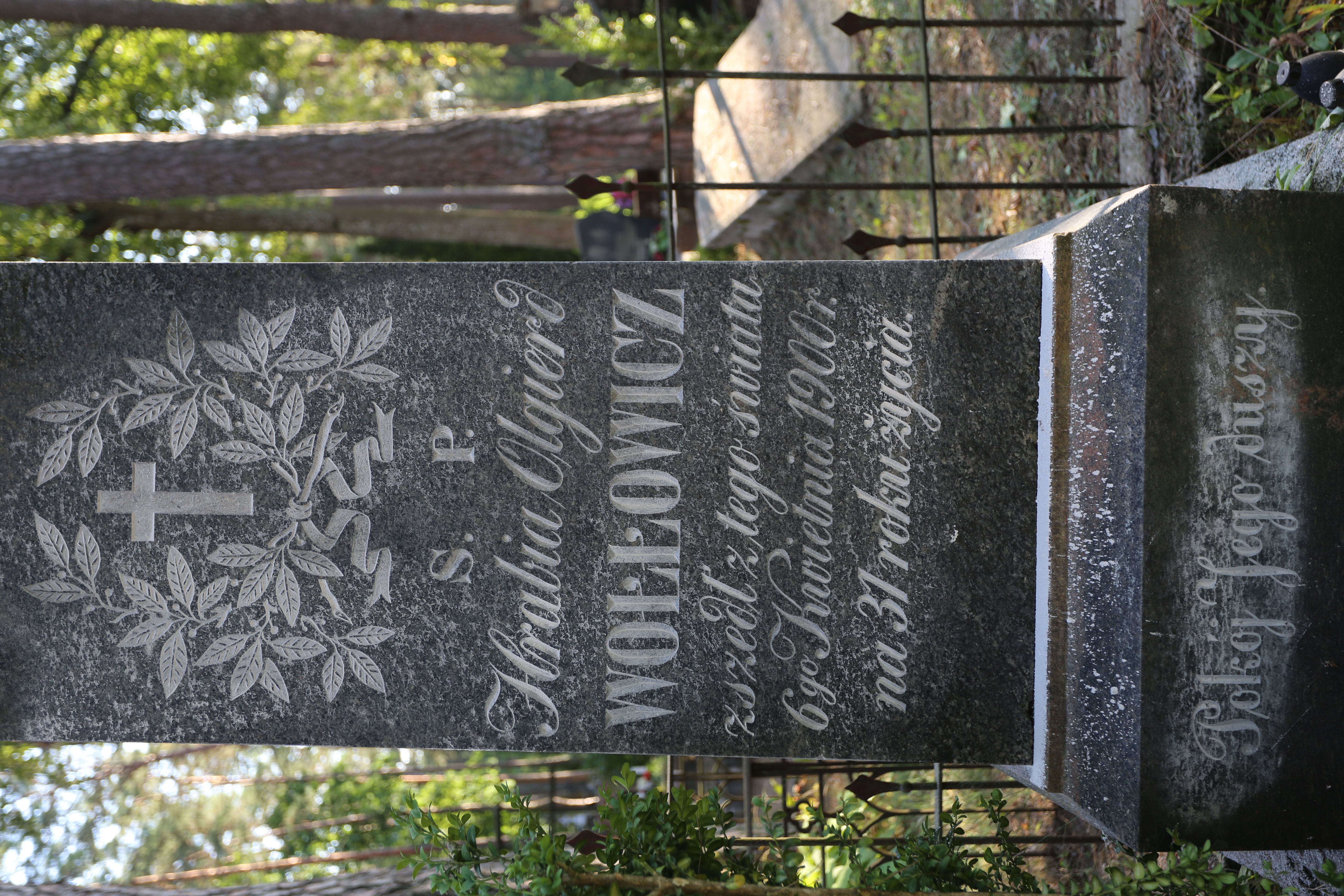 Fotografia przedstawiająca Tombstone of Olgierd Volłowicz