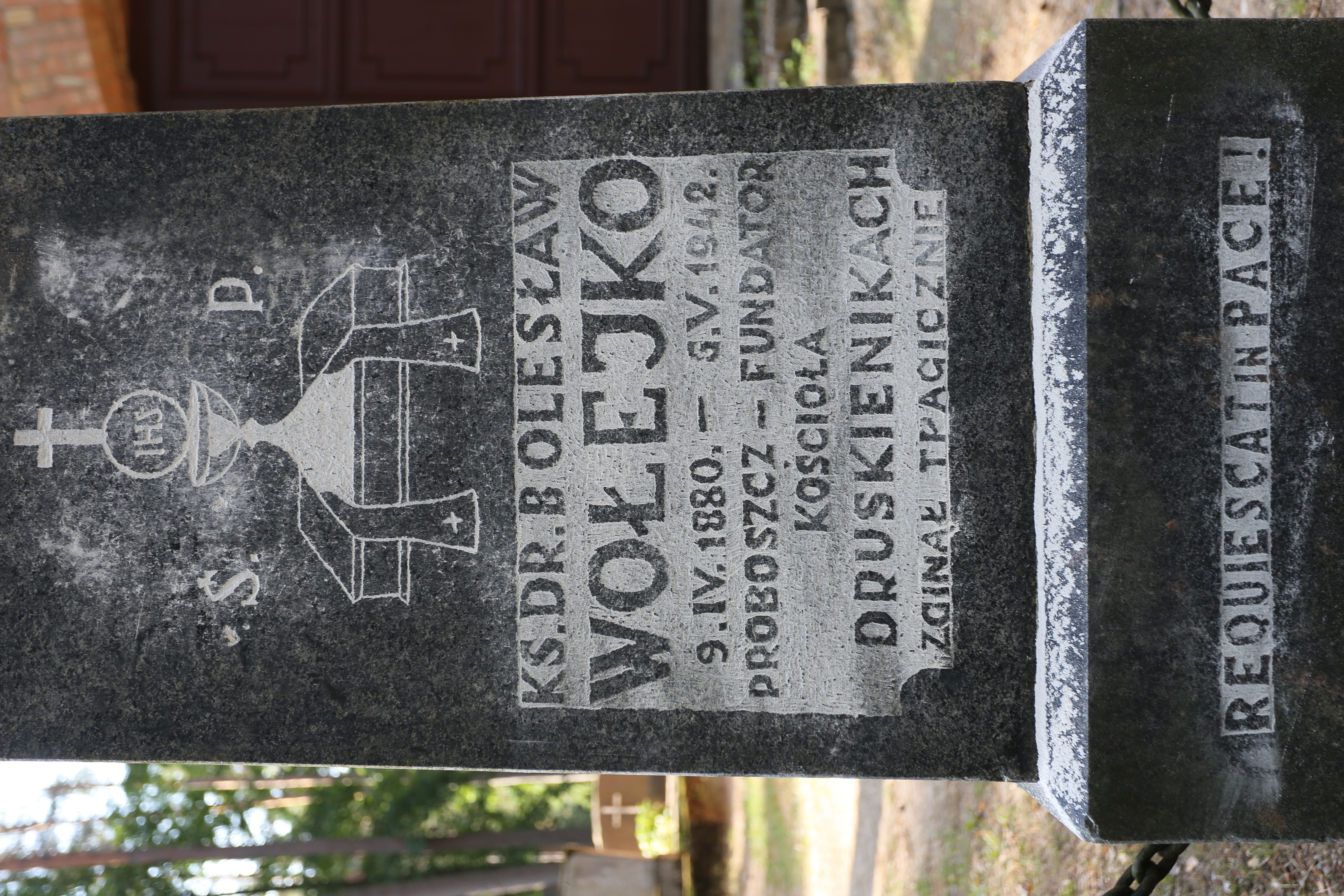 Fotografia przedstawiająca Tombstone of Bolesław Wołejko