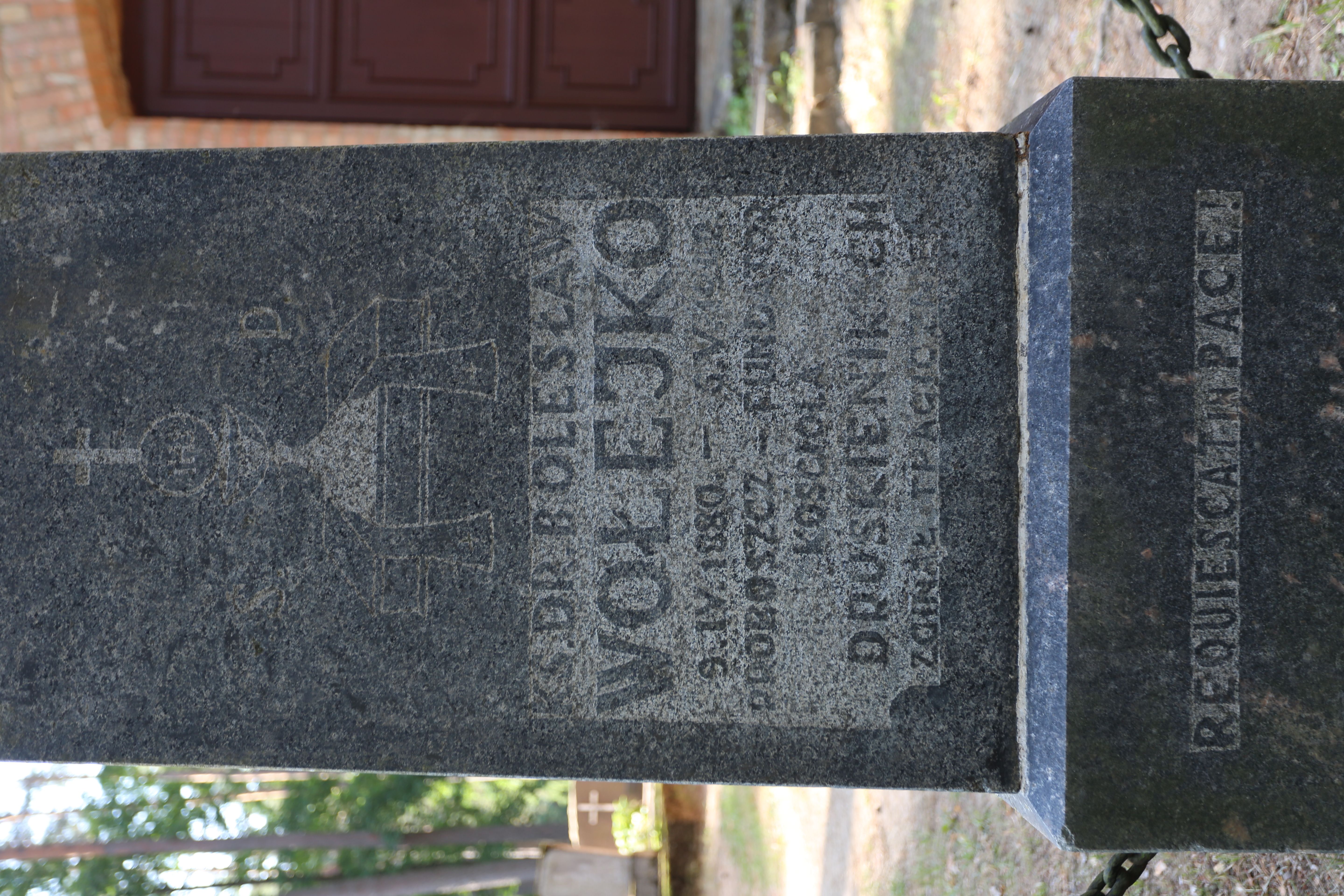 Fotografia przedstawiająca Tombstone of Bolesław Wołejko