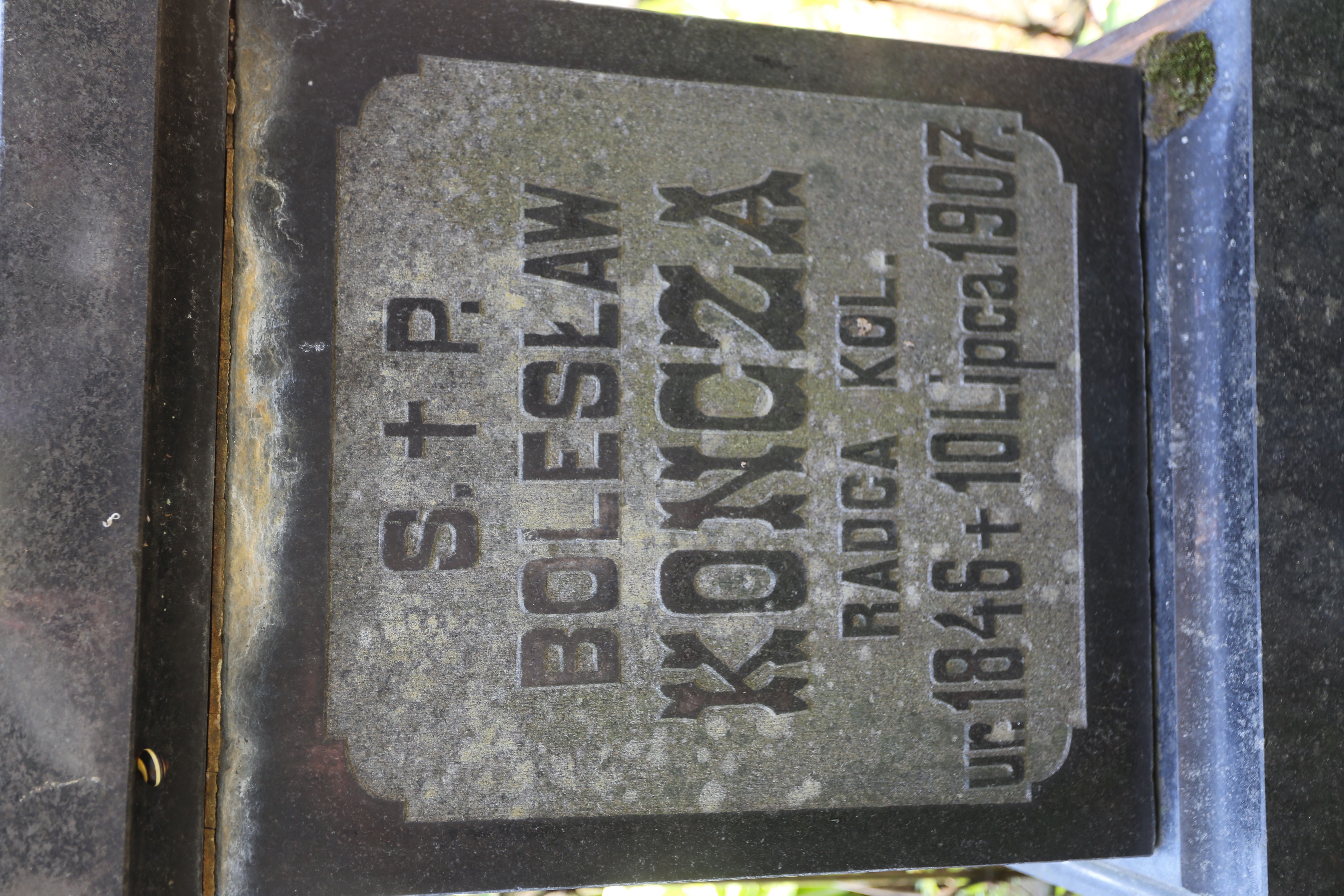 Fotografia przedstawiająca Tombstone of Bolesław Koncz