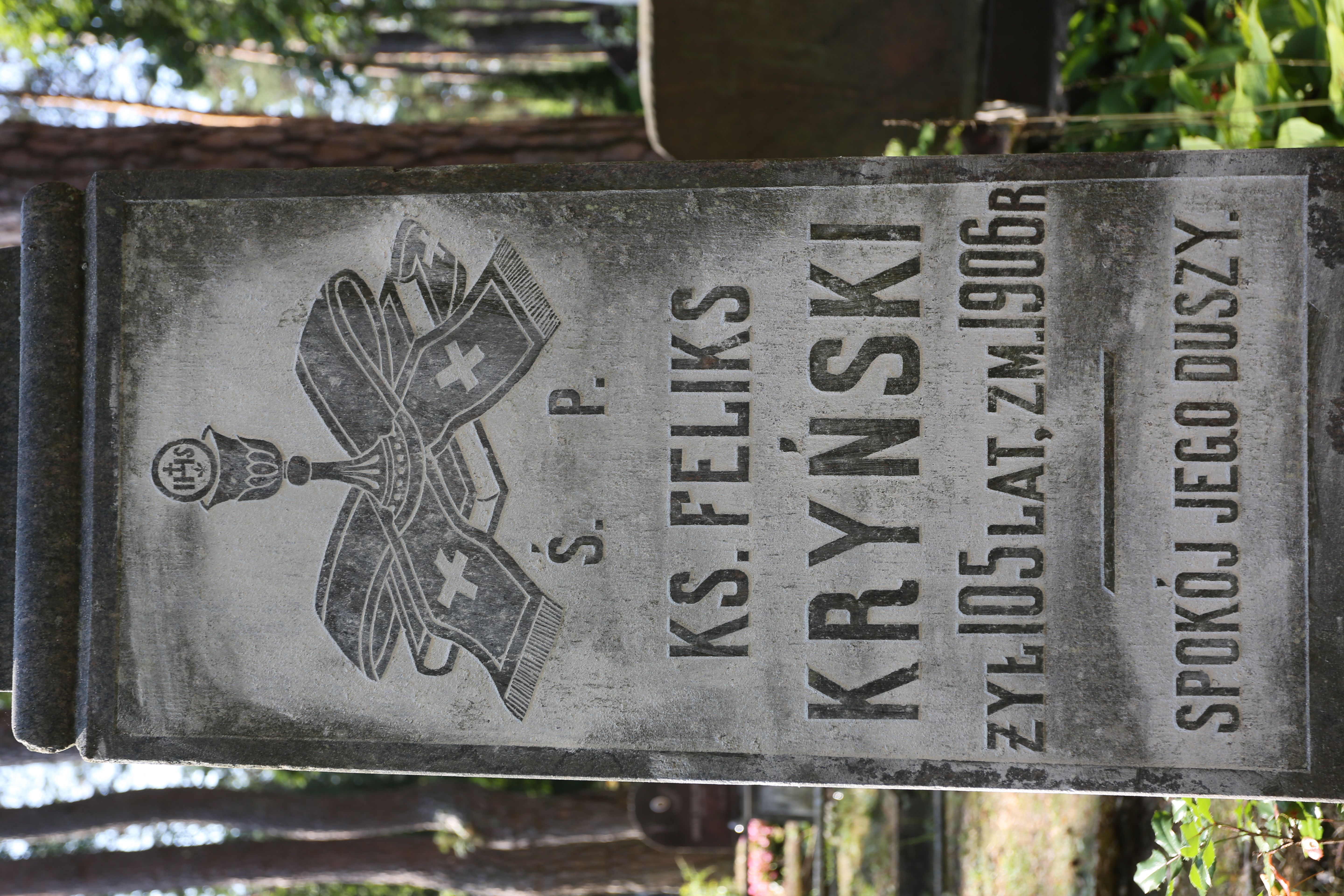 Fotografia przedstawiająca Tombstone of Feliks Krynski