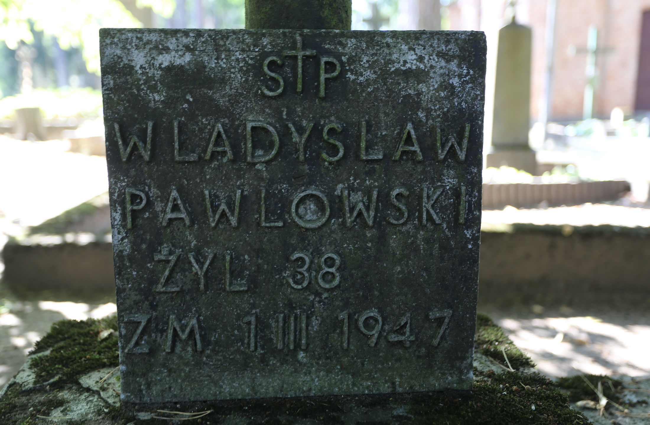 Fotografia przedstawiająca Tombstone of Wladyslaw Pawlowski