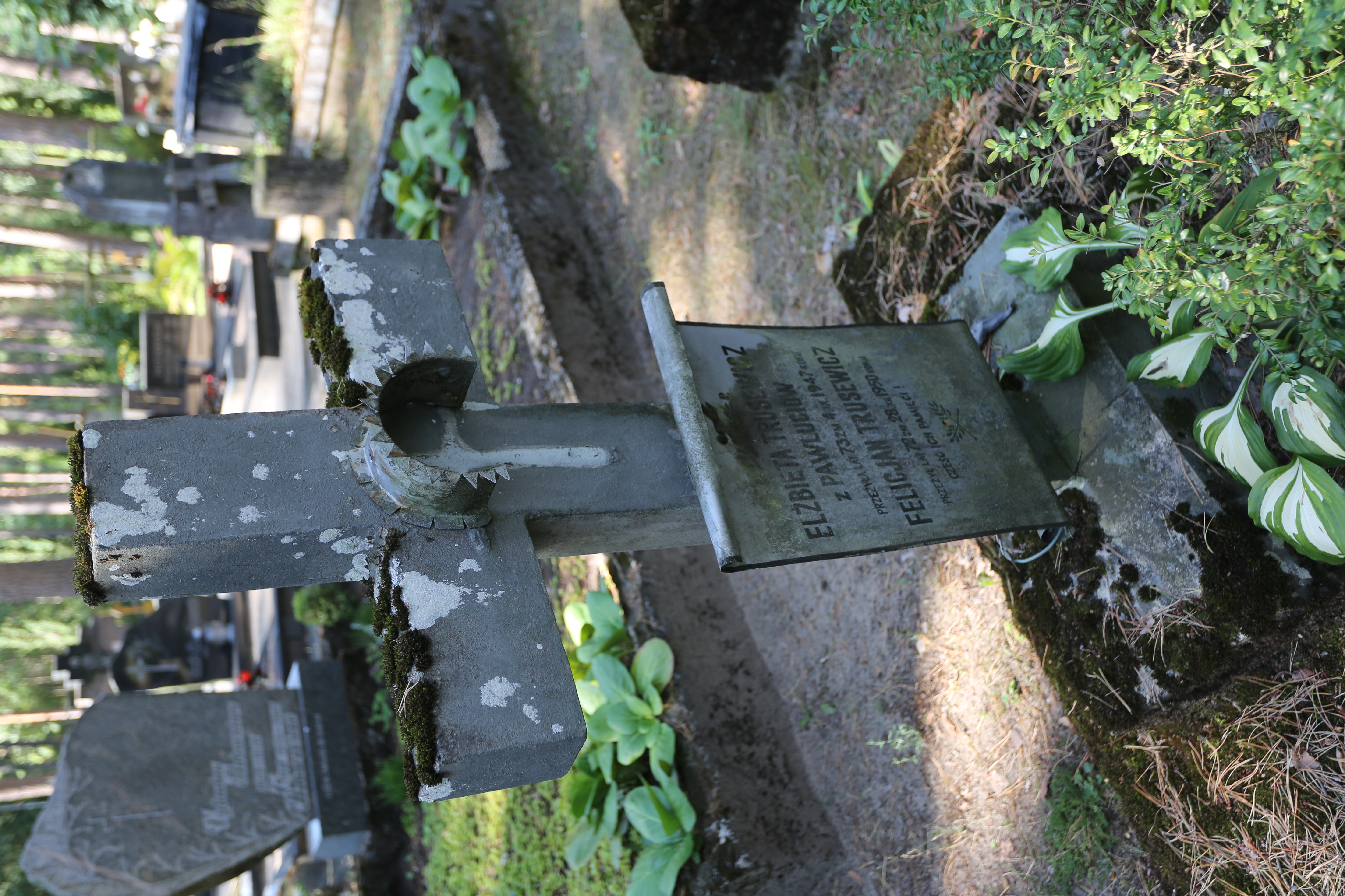 Fotografia przedstawiająca Tombstone of Elżbieta and Felicjan Trusewicz