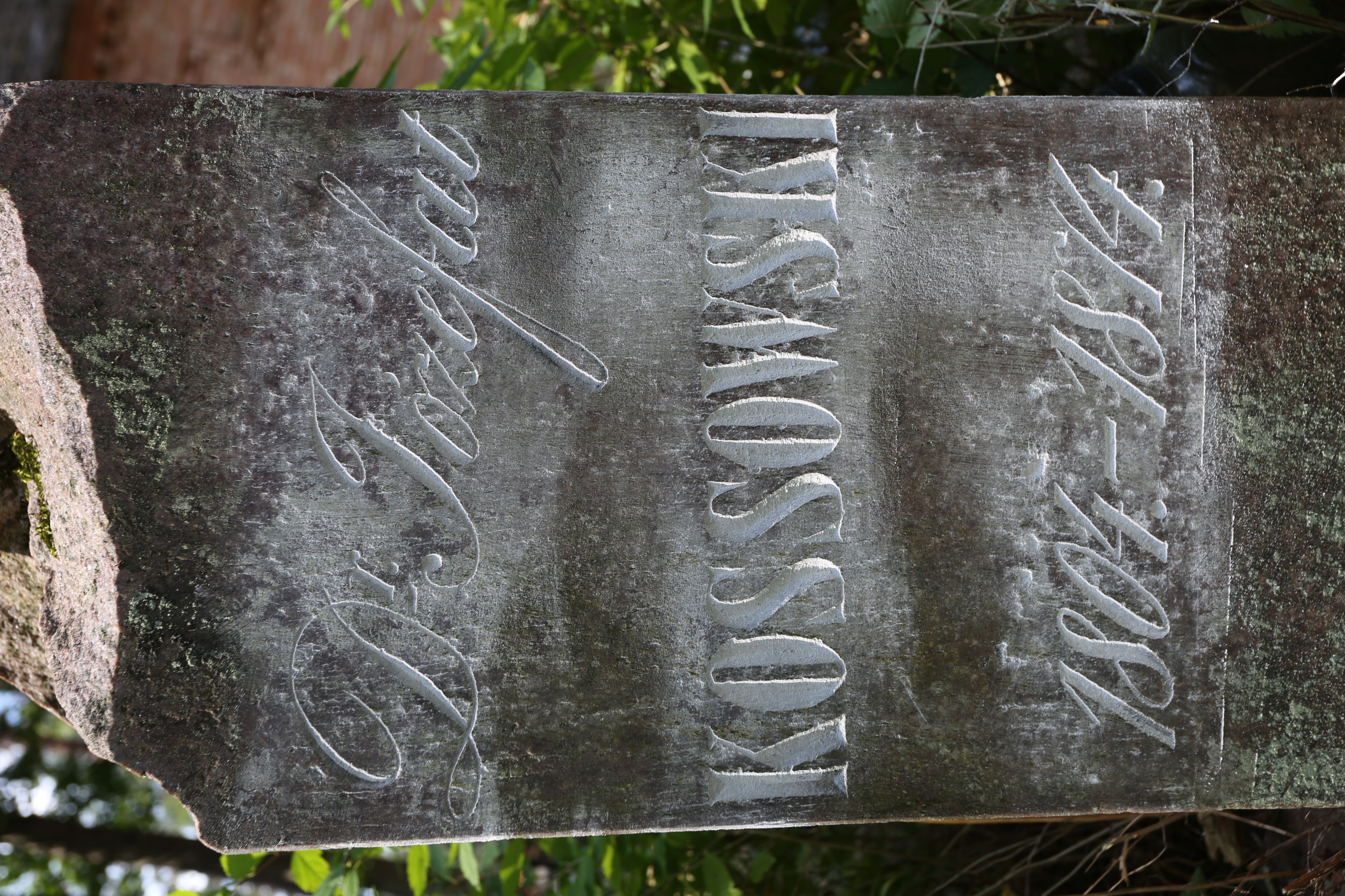 Photo showing Tombstone of Jozefat Kossowski