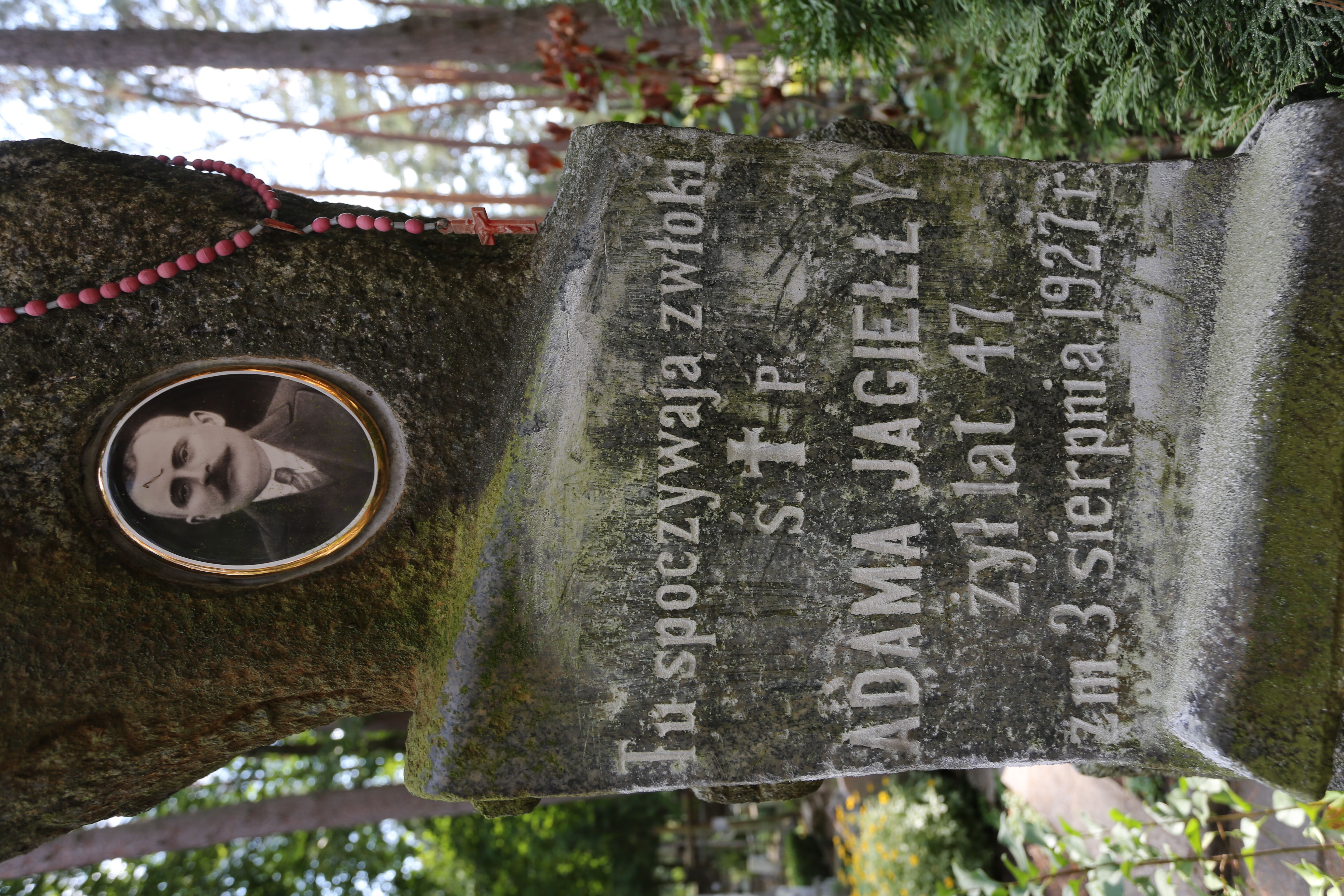 Fotografia przedstawiająca Tombstone of Adam Jagiełło