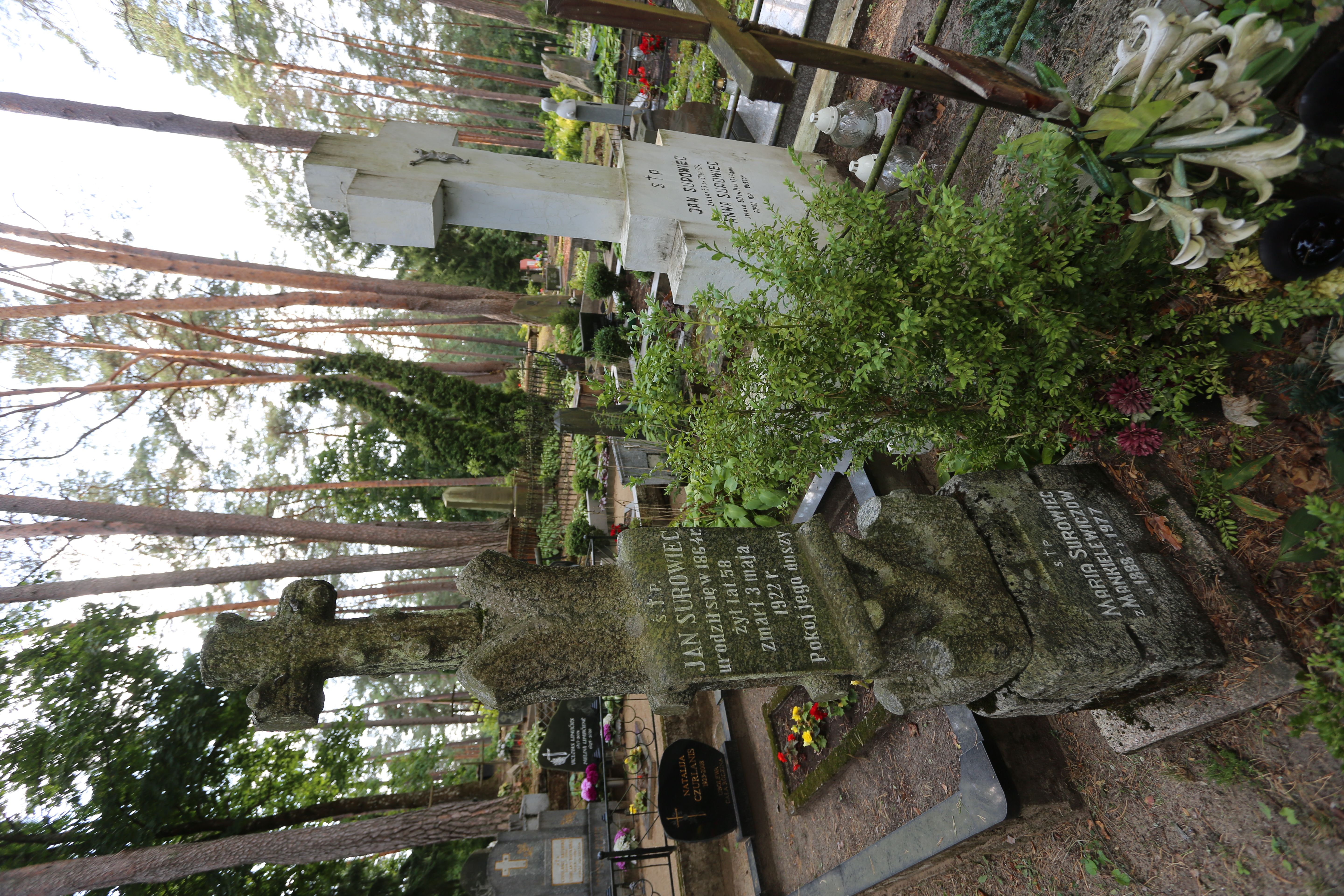 Fotografia przedstawiająca Tombstone of Jan and Maria Surowców