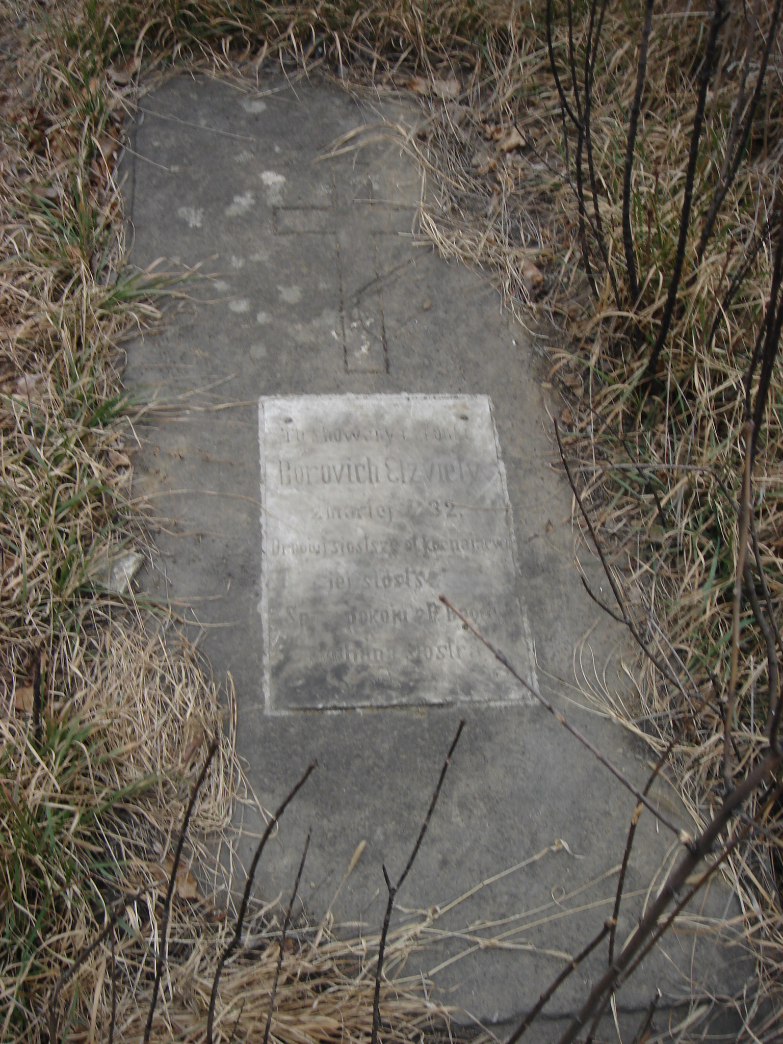 Fotografia przedstawiająca Tombstone of Elisabeth Borovich