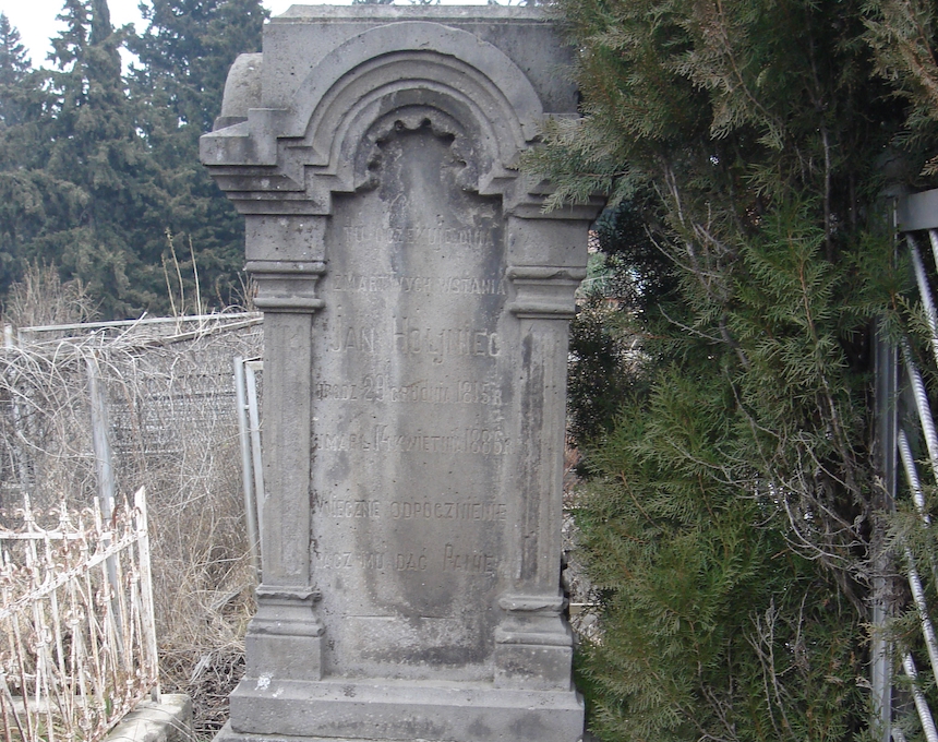 Photo showing Tombstone of Jan Holjnice