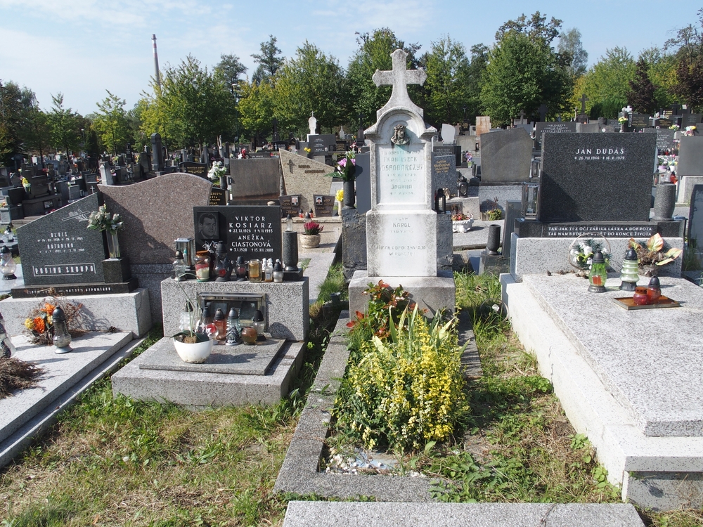 Fotografia przedstawiająca Tombstone of Joanna Gospodarczyk, Franciszek Gospodarczyk and Karol Gospodarczyk