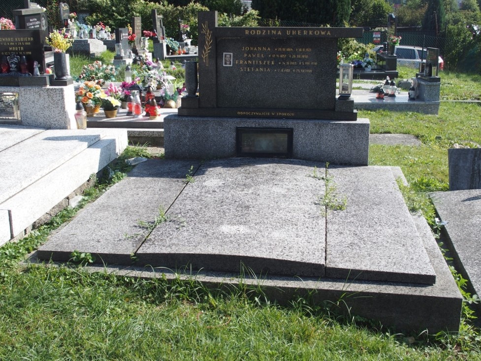 Photo showing Tombstone of the Uherkov family