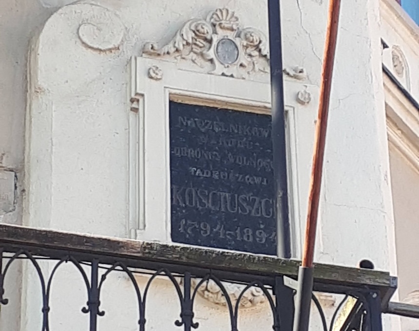 Photo montrant Plaque commémorant Tadeusz Kościuszko à Kolomyia