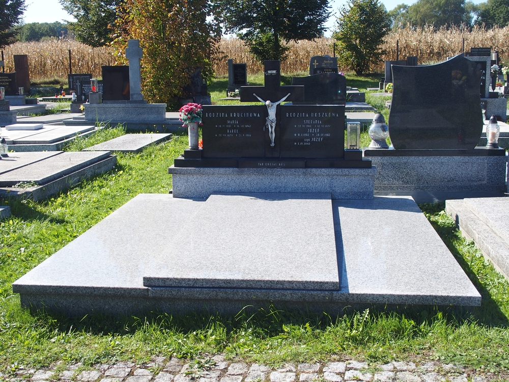 Photo showing Tombstone of the Krucin family and the Noszek family