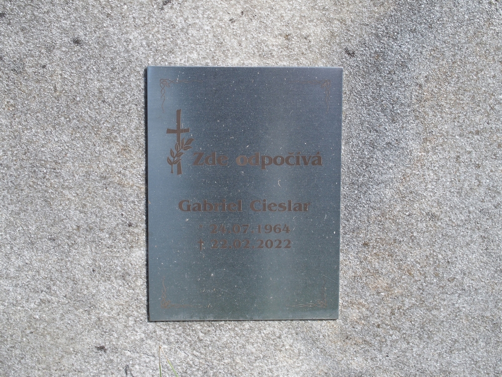 Photo showing Tombstone of Rozalia Motyka, Jozef Motyka and Gabriel Cieslar