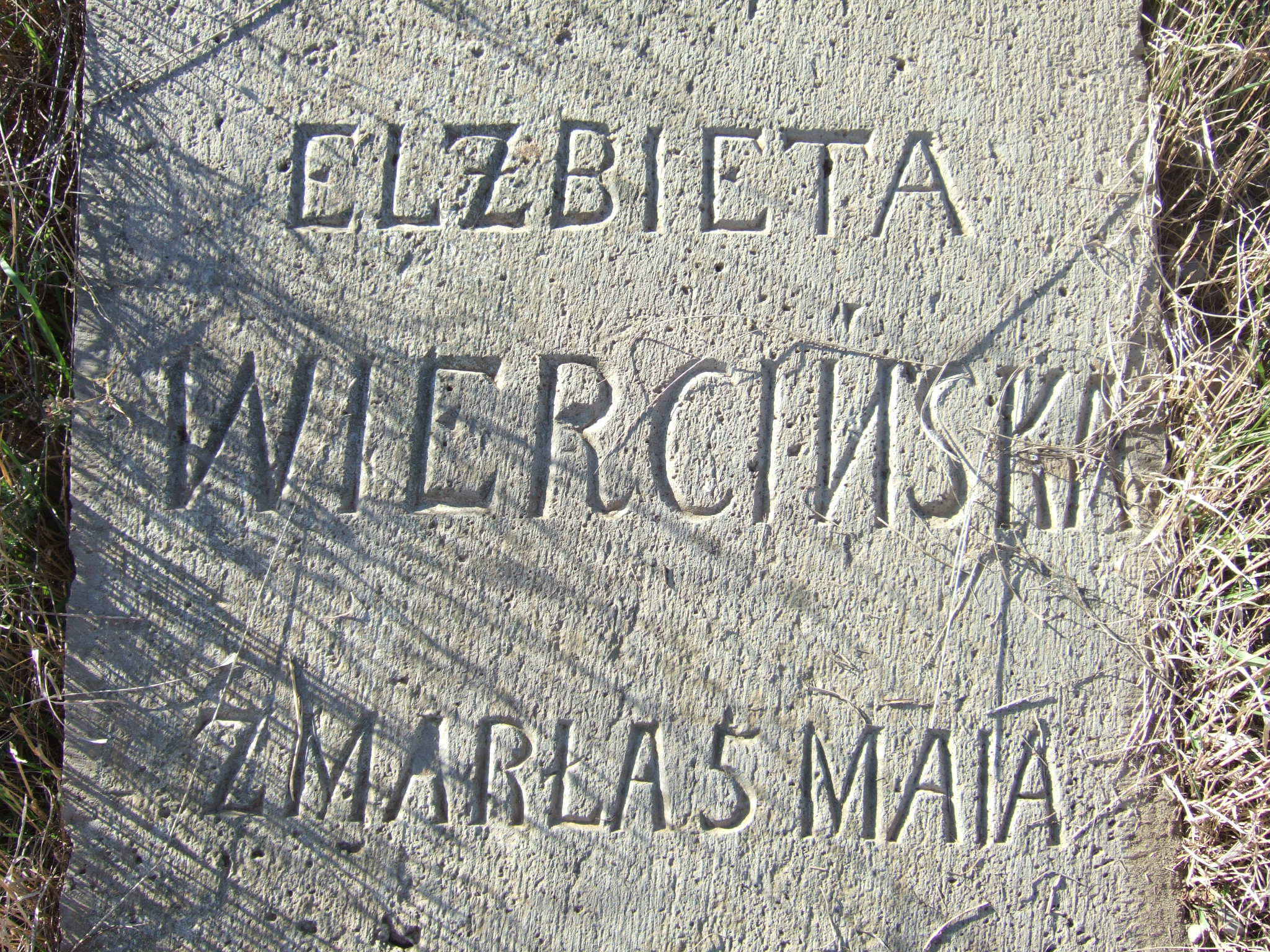 Photo showing Tombstone of Elżbieta Wiercińska