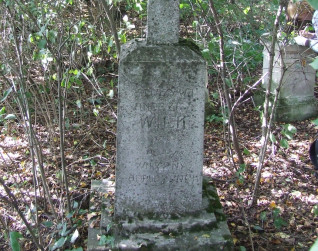 Nagrobek Andrzeja Wilka, stan z 2007