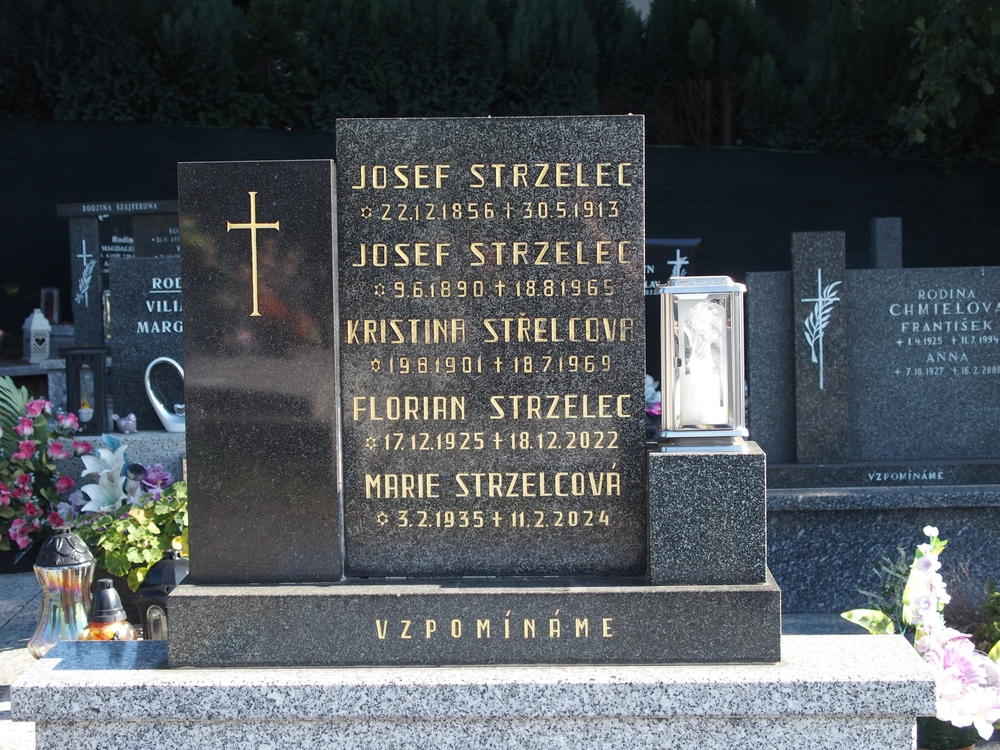Photo showing Tombstone of the Rifle family