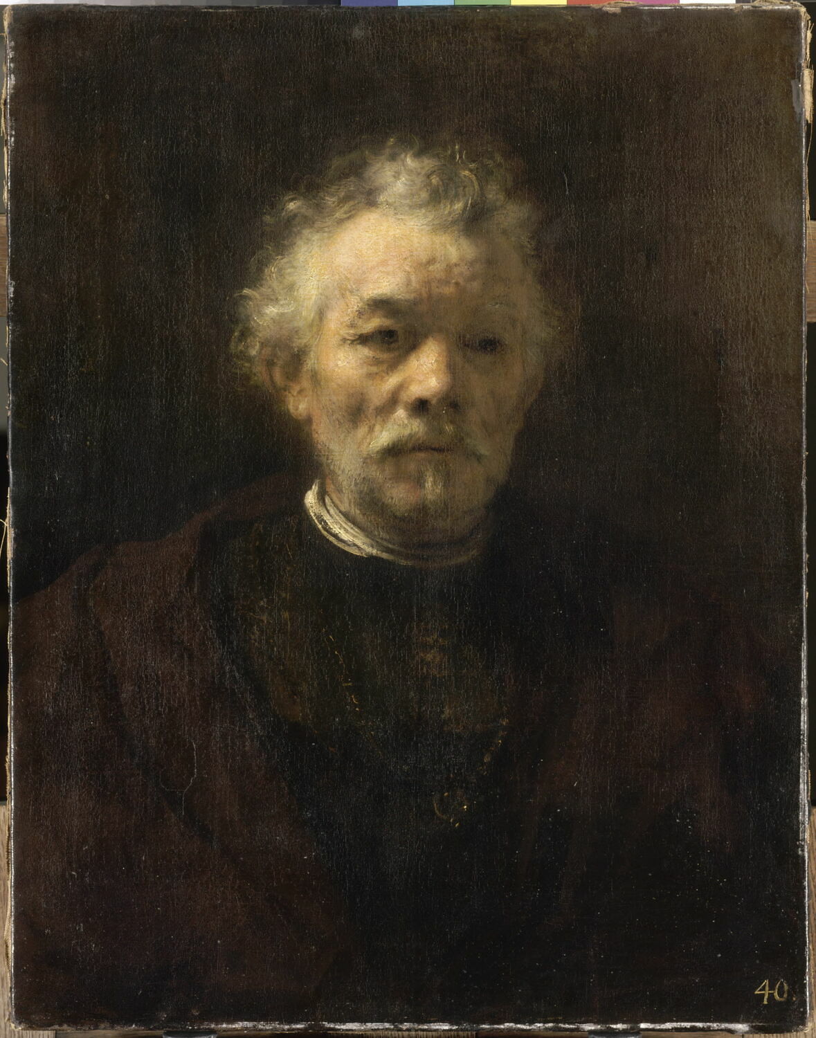 Photo showing Portrait of an elderly man from the collection of Stanislaus Augustus in the Louvre