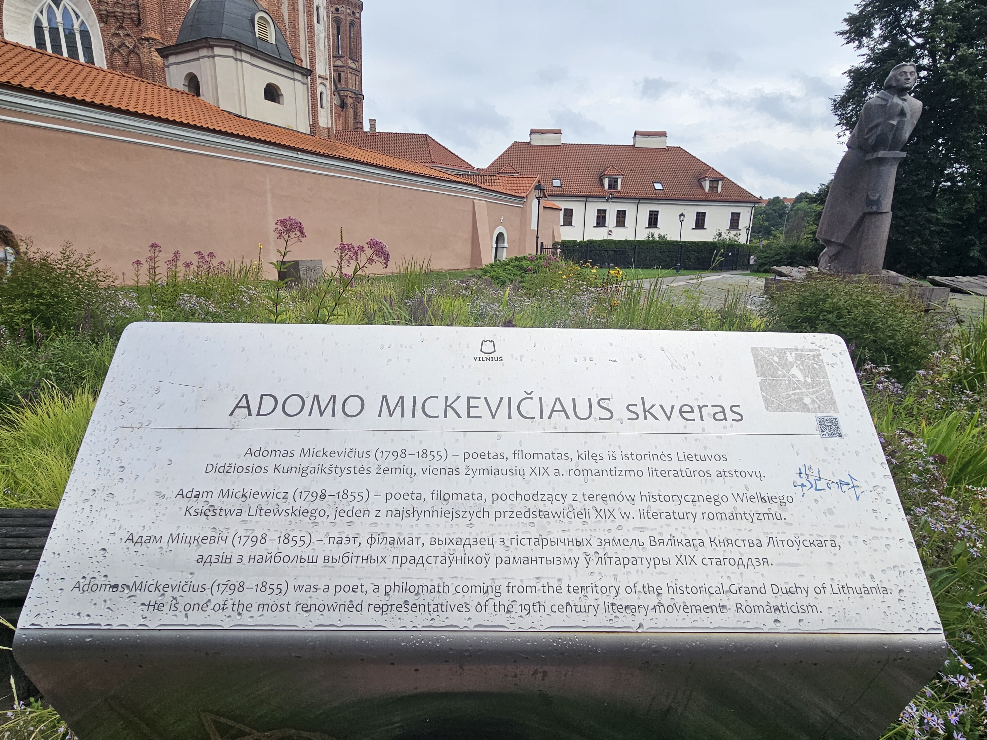 Photo showing Commemorations of Adam Mickiewicz around the world