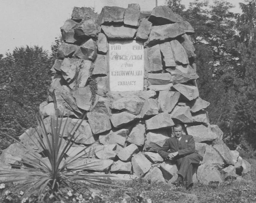 Photo showing Grunwald Monument in Stanislawow