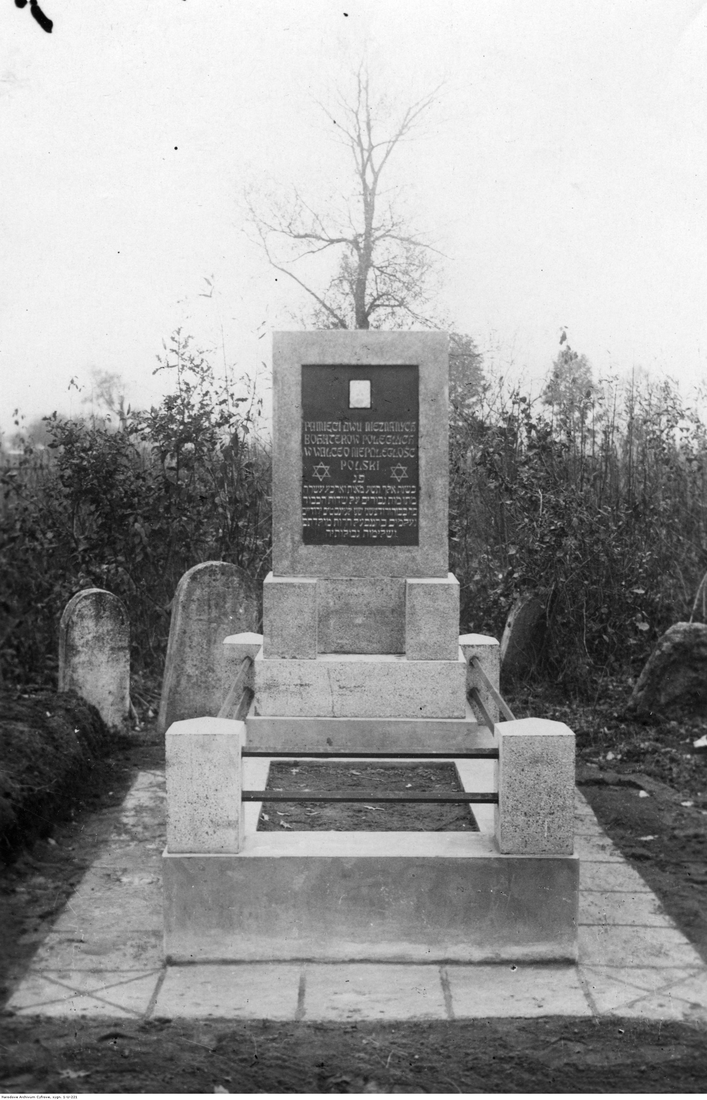 Photo showing Commemoration of the heroes of Poland\'s struggle for independence in Bohorodczany