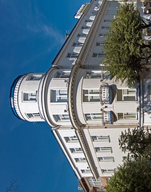 Photo showing Railway workers\' union houses (PZK and ZZK)