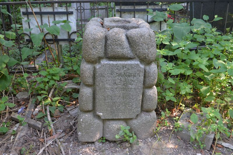 Tombstone of Alexandra and Matthew Hare, Baykova cemetery in Kiev, as of 2021.