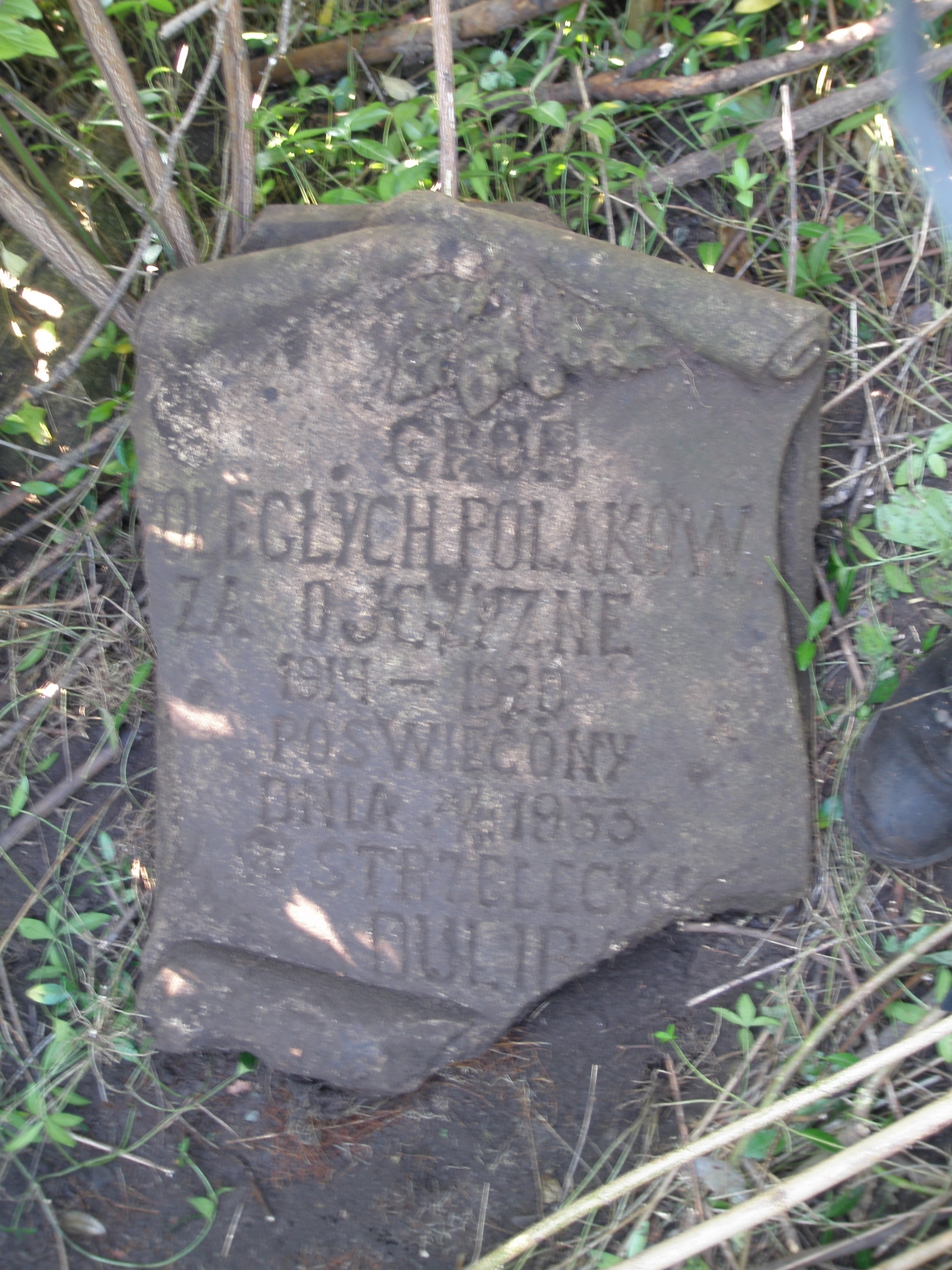 Tombstone of N.N, Dulibach cemetery, as of 2006.
