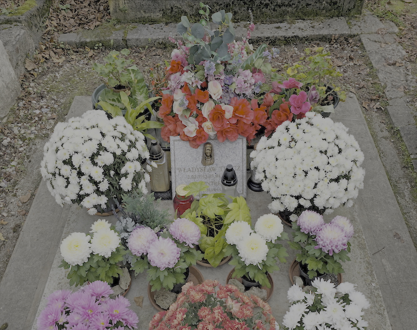 Photo showing Tombstone of Anna and Władysław Tkacz