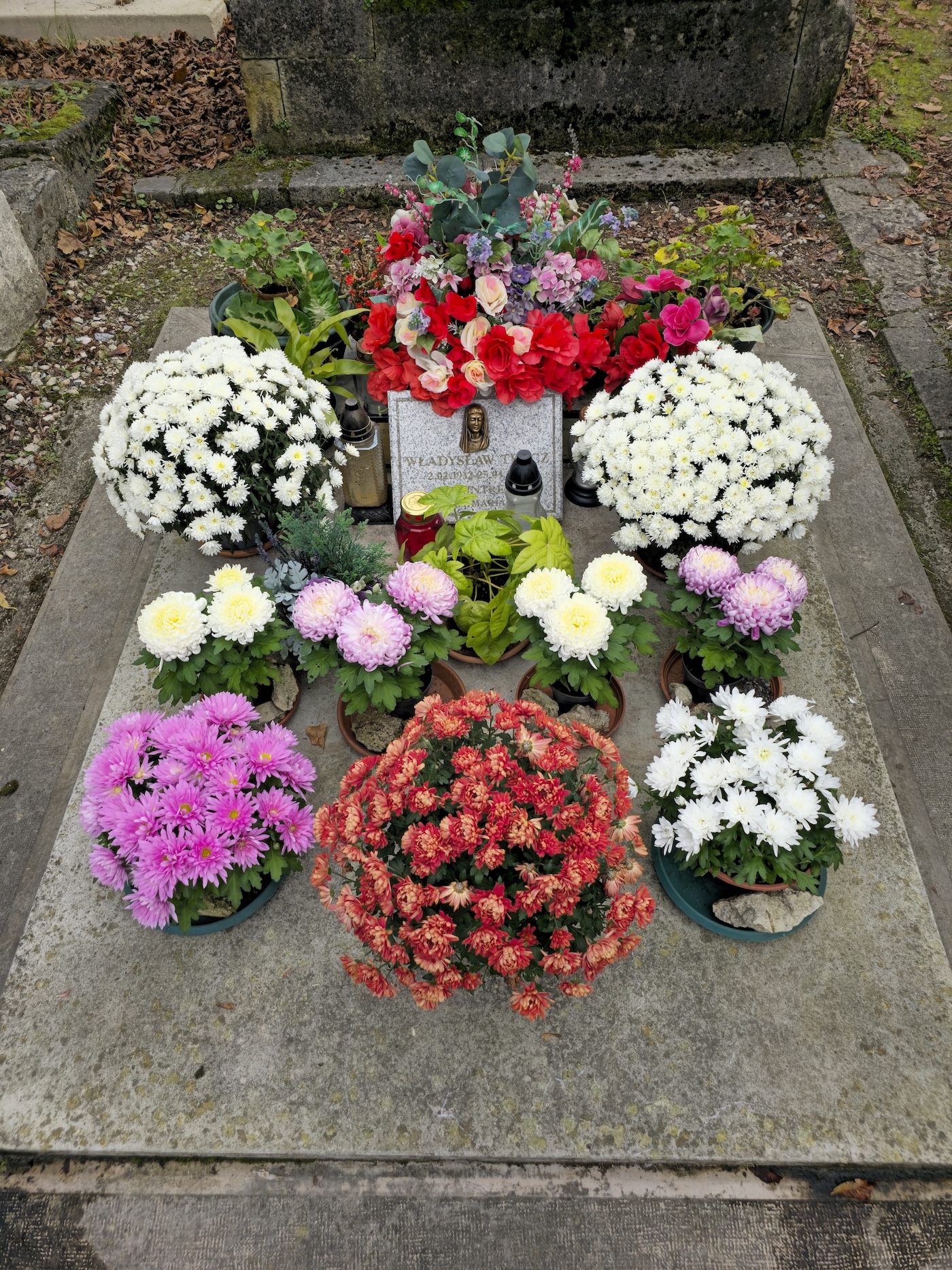 Photo showing Tombstone of Anna and Władysław Tkacz