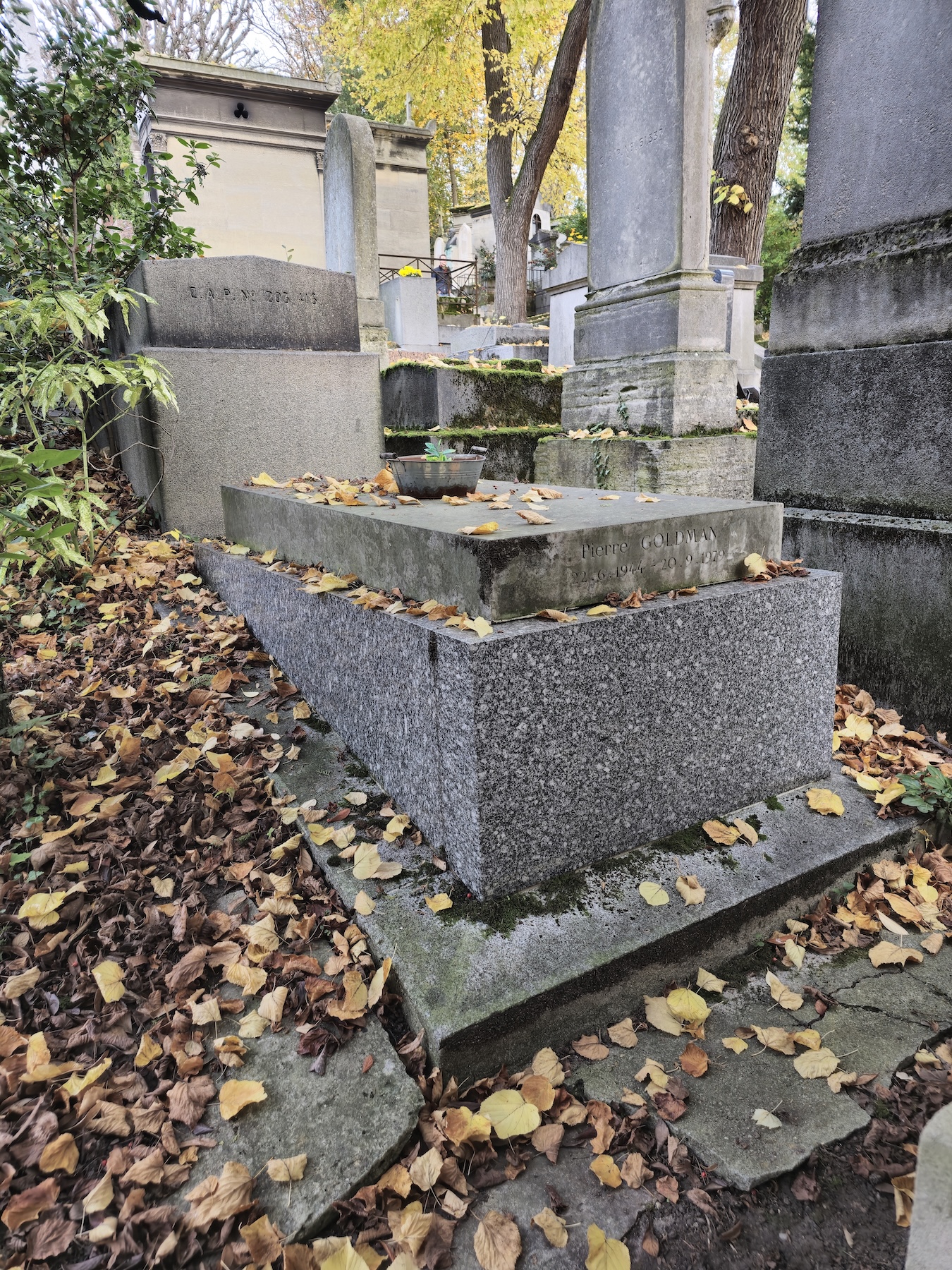 Photo showing Tombstone of Pierre Goldman