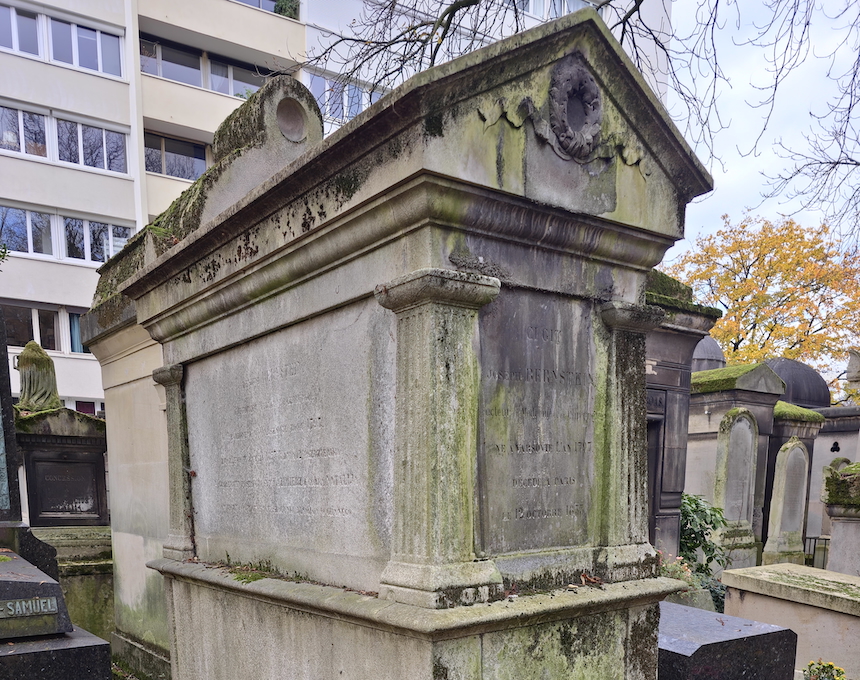 Photo showing Tombstone of Joseph Bernstein