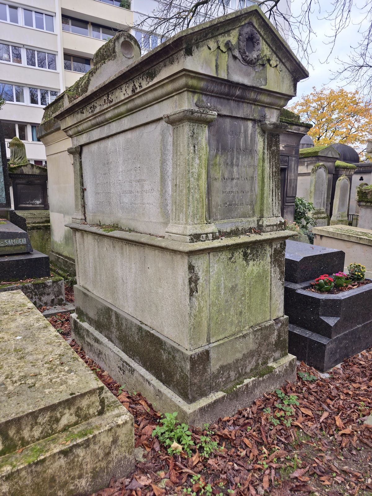 Photo showing Tombstone of Joseph Bernstein