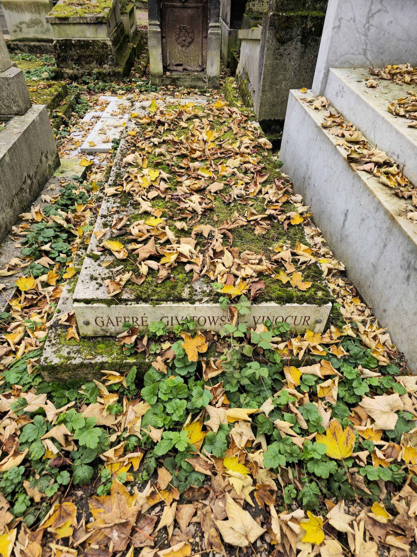 Photo montrant Pierre tombale des familles Gaffre, Givatowski et Vinocur