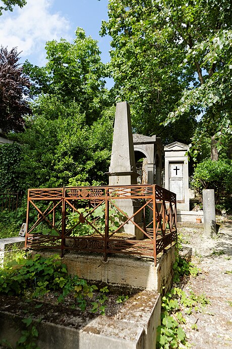 Photo montrant Pierre tombale de la famille Roguet et de Henrik Steinkeller