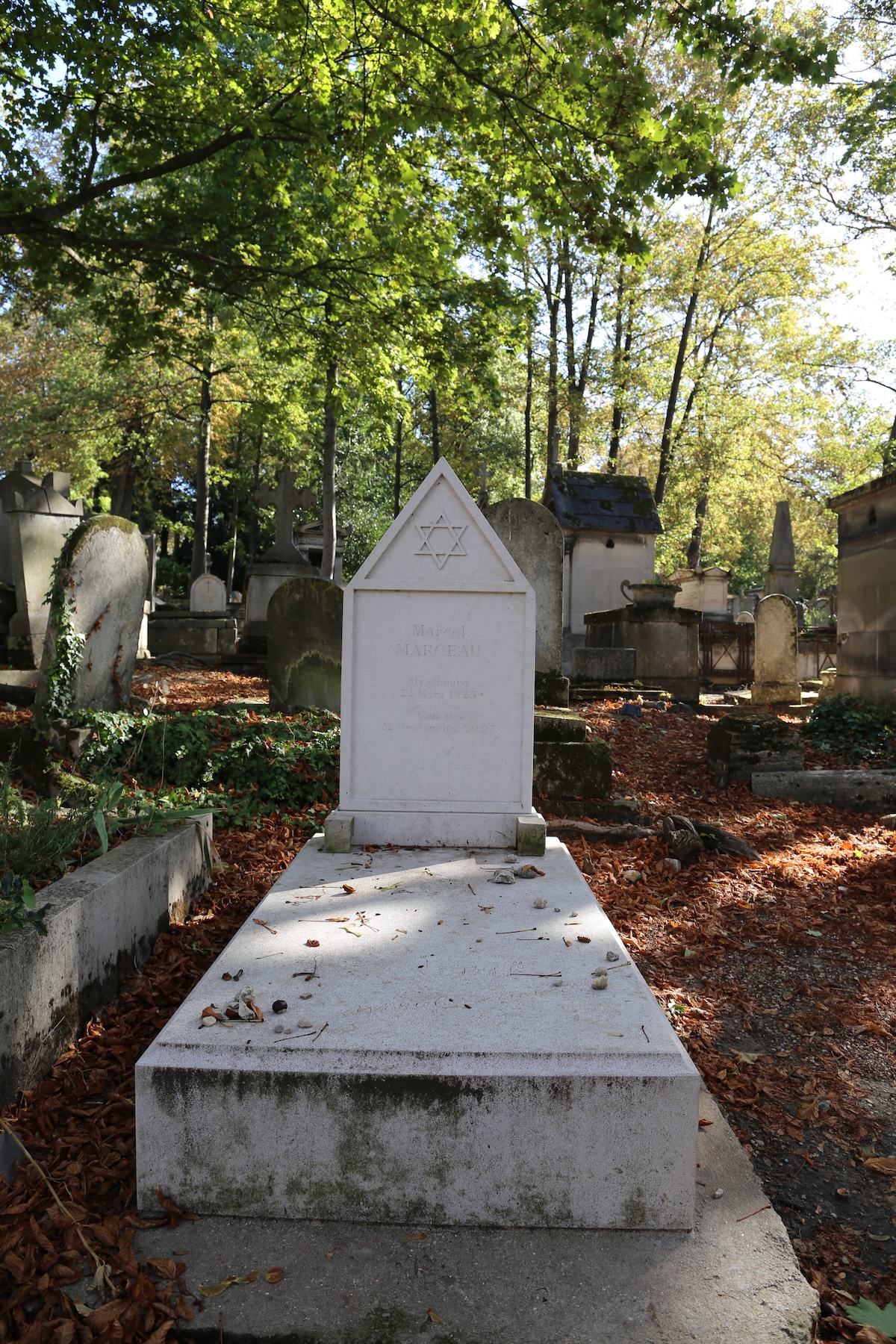 Photo showing Marcel Mangel Tombstone