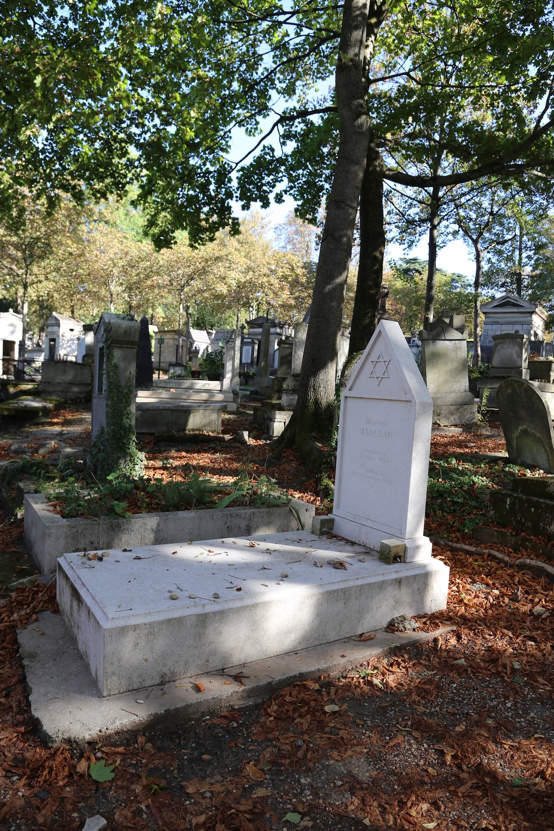 Photo showing Marcel Mangel Tombstone