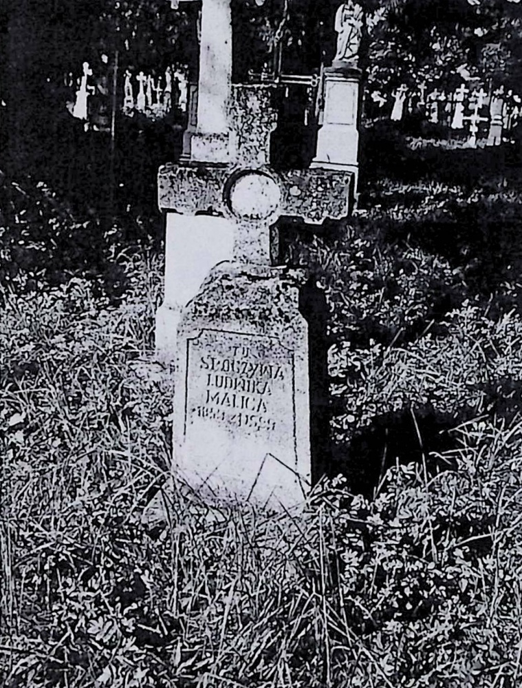 Fotografia przedstawiająca Nagrobek Ludwiki Malicy