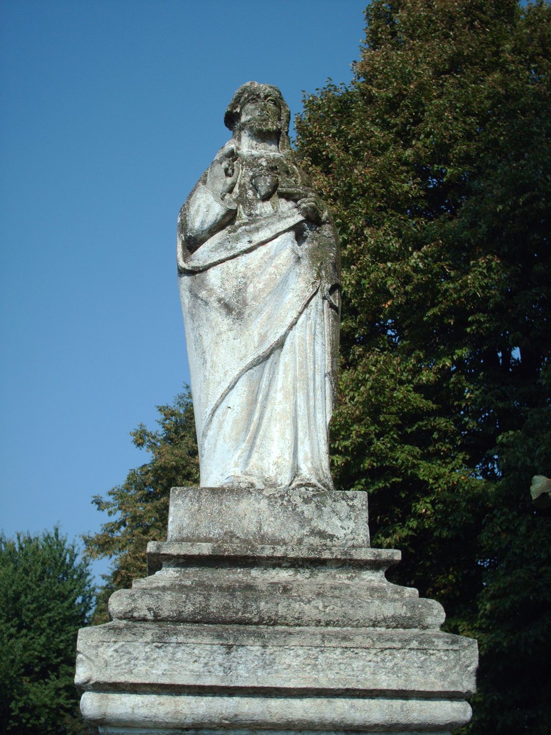 Fragment of a tombstone of Maria Nahajowska and Michal Nahajowski from the cemetery in Trybuchowce, as of 2007