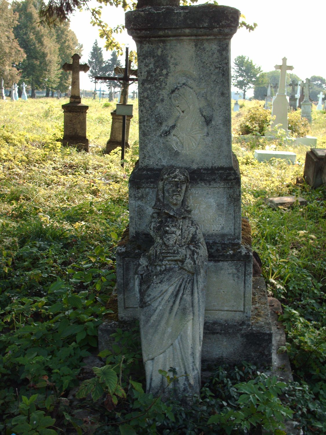 Tombstone of Michał Panicz from the cemetery in Trybuchowce, as of 2007