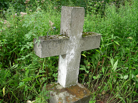 Nagrobek Ignacego Mydłowskiego, cmentarz w Hucie Nowej, stan z 2007 r.