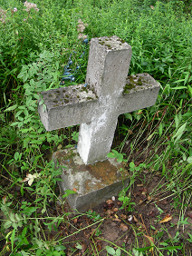 Nagrobek Ignacego Mydłowskiego, cmentarz w Hucie Nowej, stan z 2007 r.